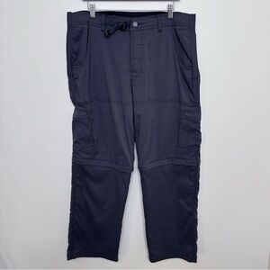 Prana Mens Large 30L Detachable Zip Off Wicking Hiking Pant CN